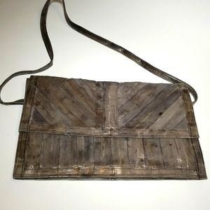EEL Skin  leather, buttery soft, women's crossbody, shoulder bag,
